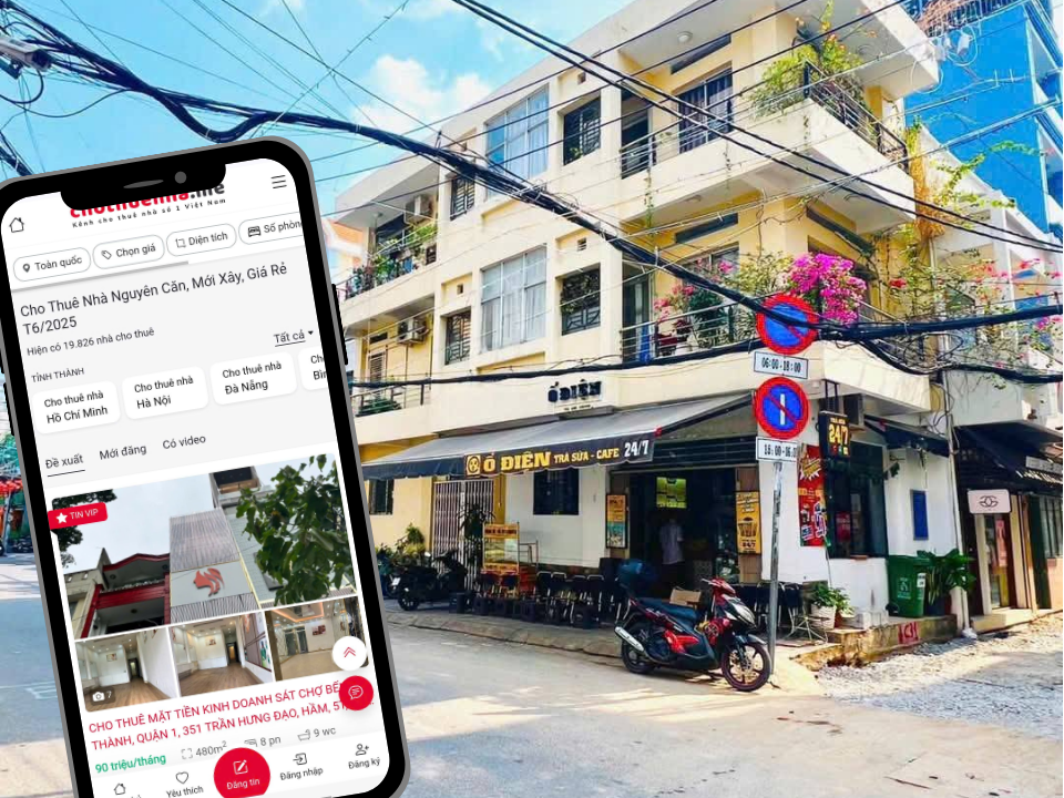 Tìm thuê nhà nguyên căn giá rẻ và uy tín tại Chothuenha.me